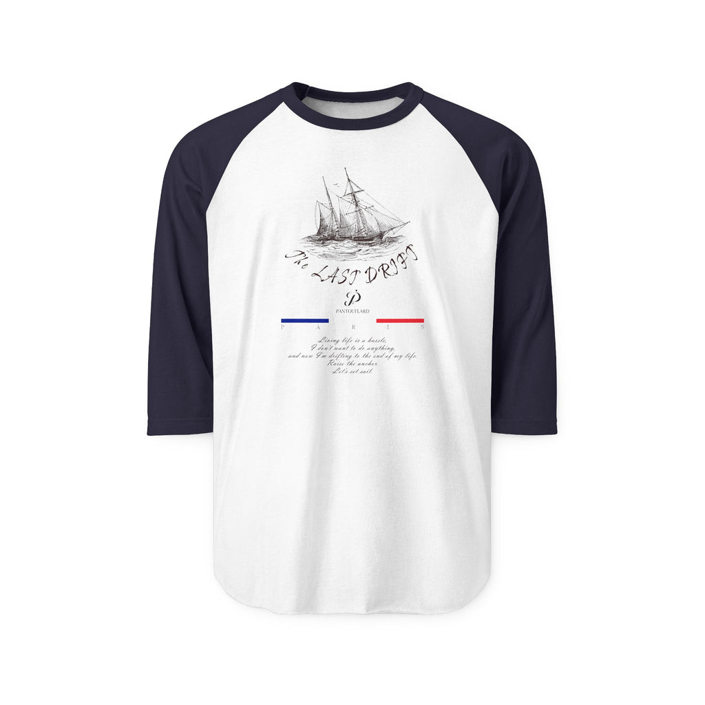 Unisex White Last Drift Cotton Raglan Shirt