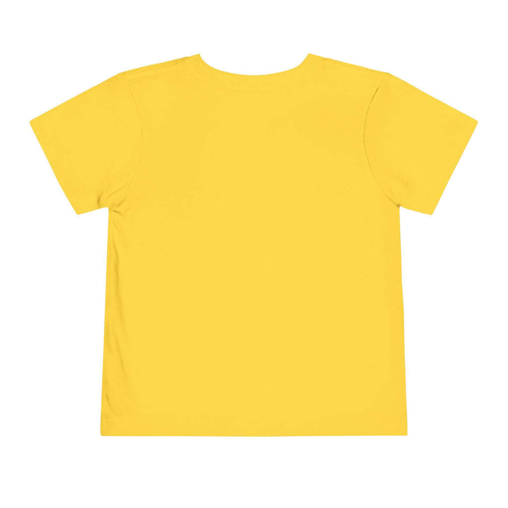 Toddler Yellow Floral Butterfly Spring Quote 100% Cotton Short Sleeve Tee
