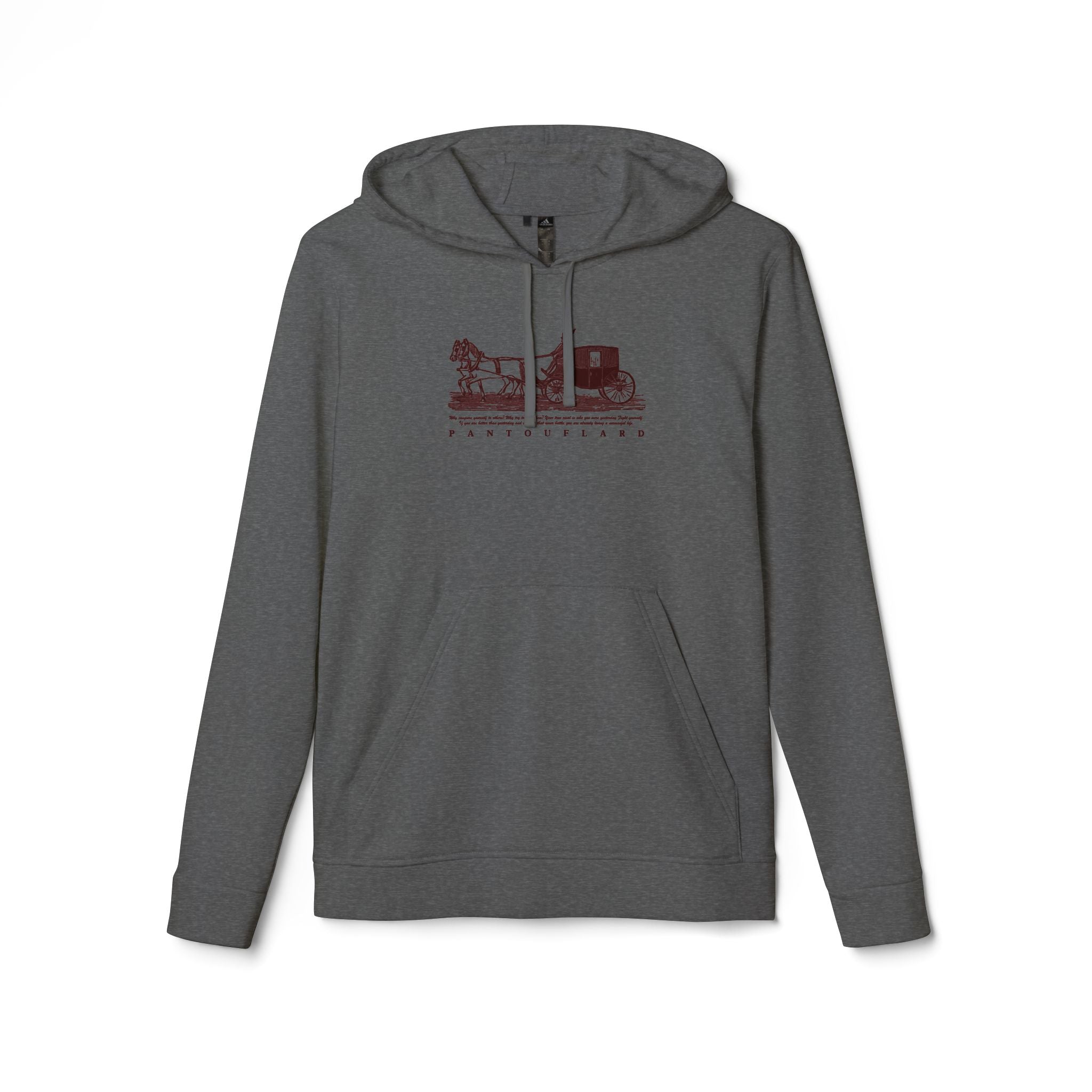 Old Money Tennis Club Hoodie - The Timeless Carriage I (Authentic Adidas Performance Fleece)