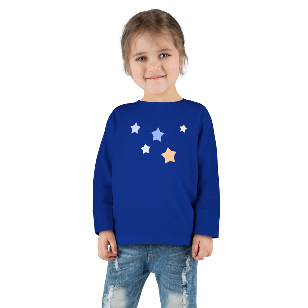 Toddler Cassiopeia Star Print Cotton Baby Long Sleeve Tee