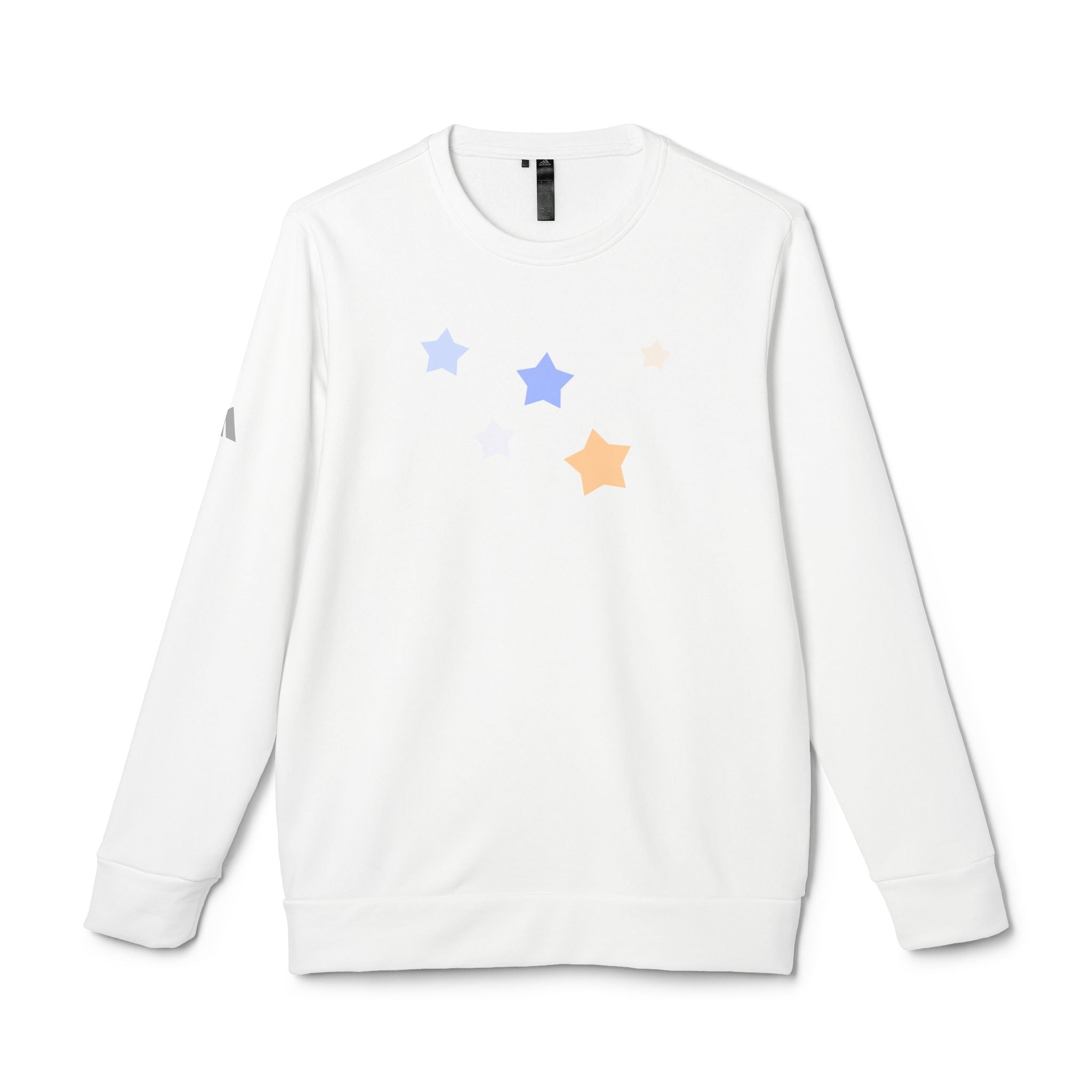 Unisex Royal Blue Kitschy Cassiopeia Constellation BCI Cotton Adidas Sweatshirt
