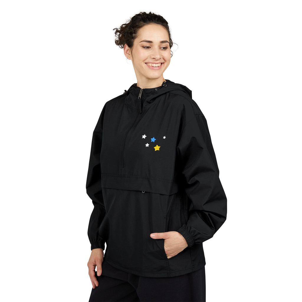 Champion Men's & Women's Cassiopeia Constellation Embroidered Anorak - W-Shape Packable Jacket
