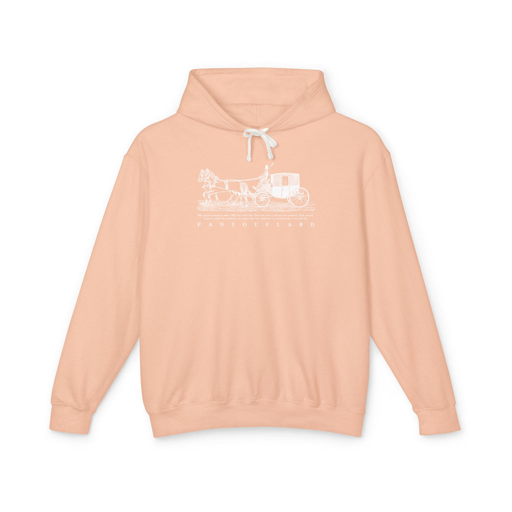 Old Money Equestrian Heritage Hoodie - The Timeless Carriage II (Lightweight 100% Cotton)