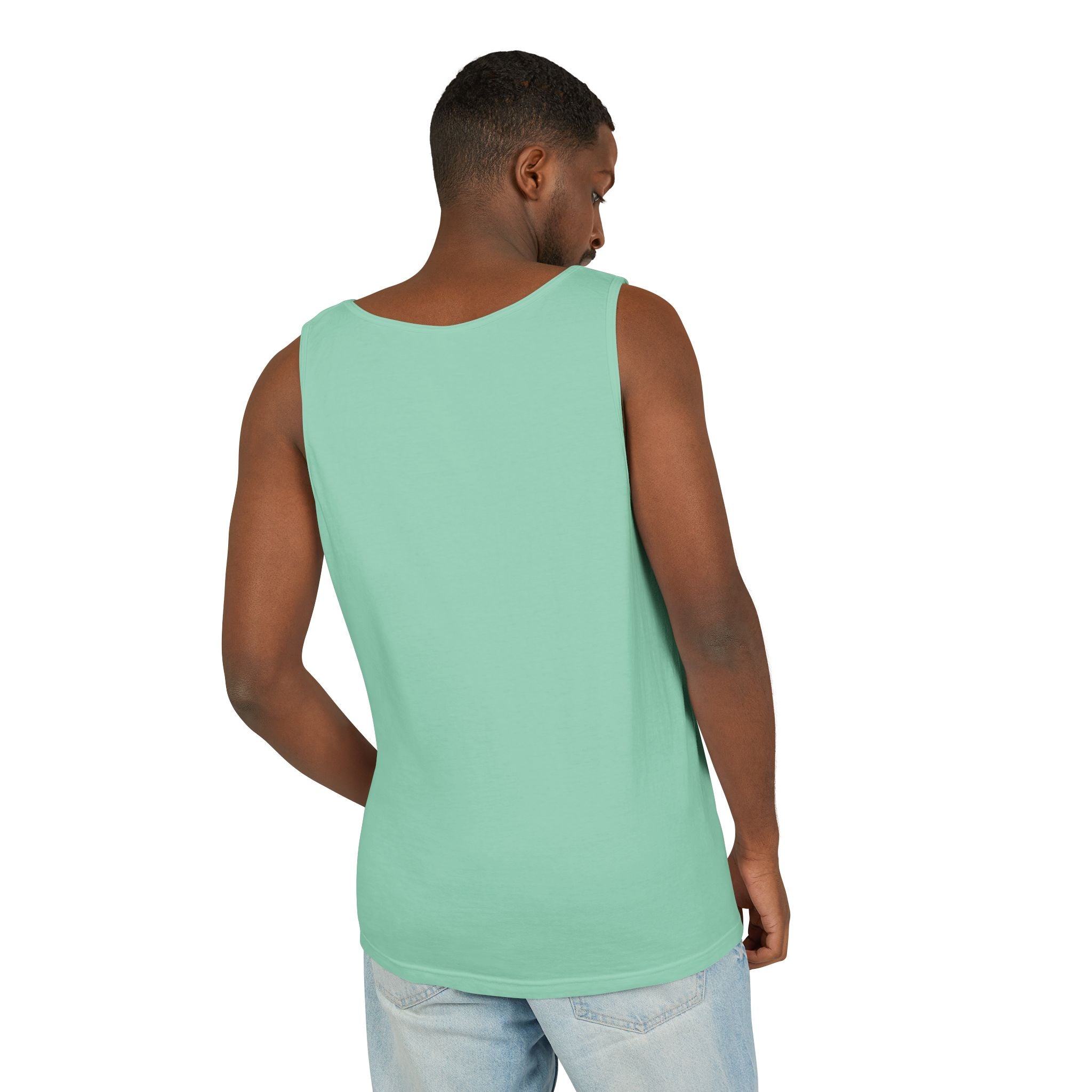 Men's & Women's Cassiopeia Constellation Graphic Garment-Dyed Tank Top - W-Shape Sleeveless Shirt