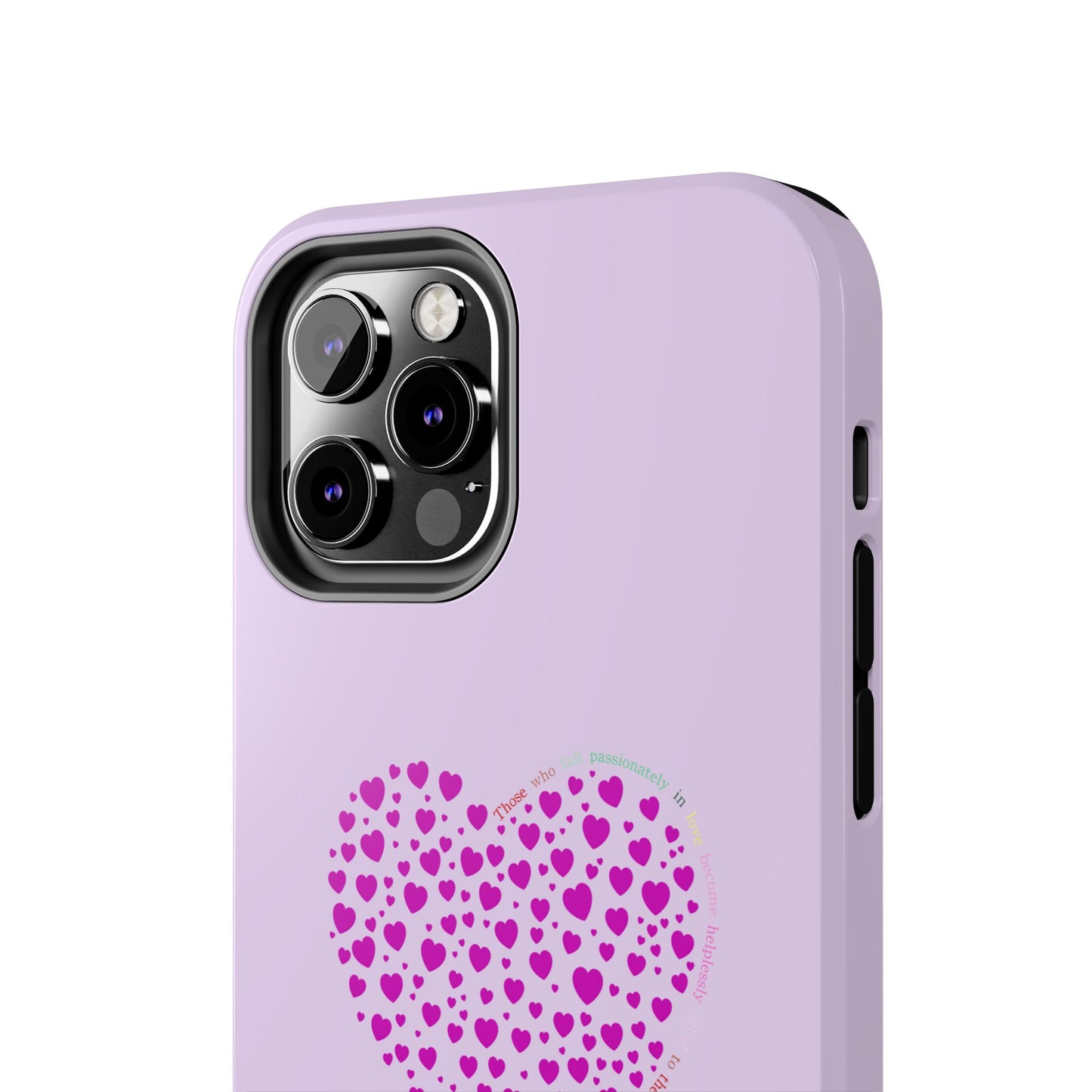 Pink Heart Design Tough iPhone Cases