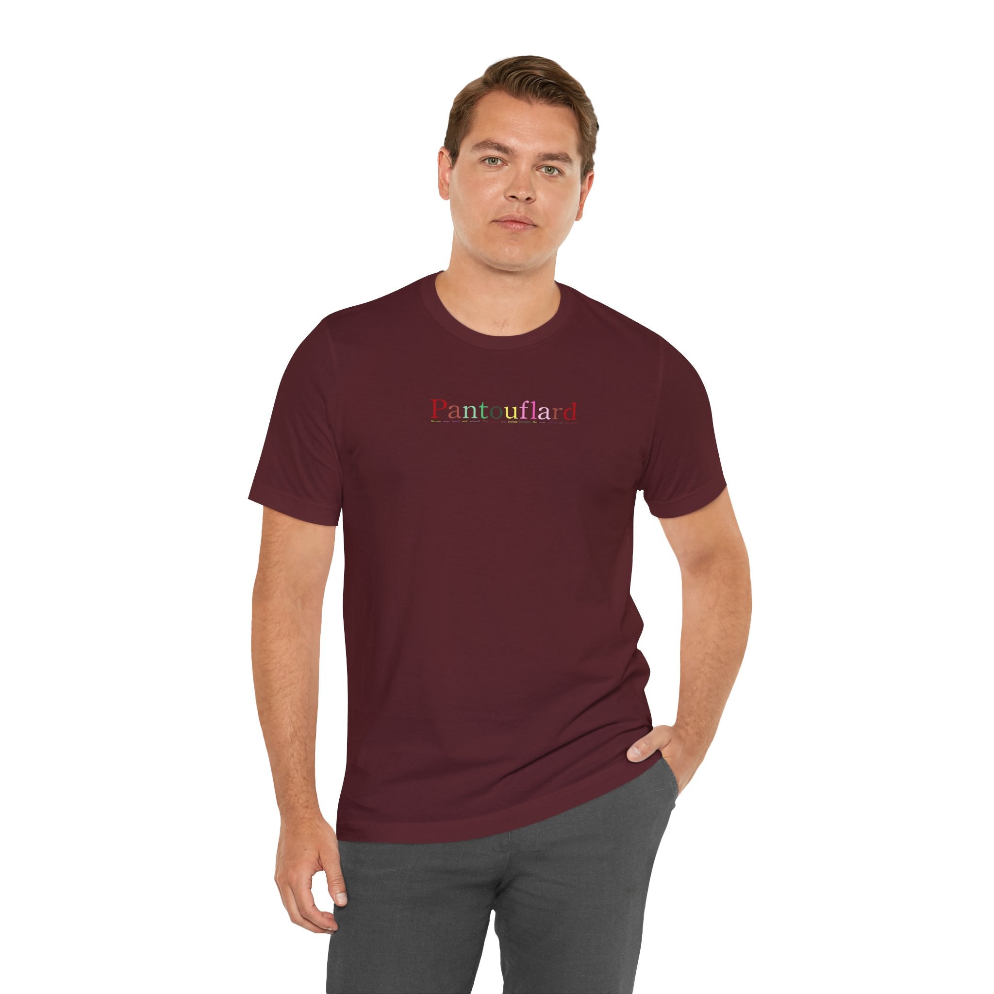 Unisex Minimalist Logo T-Shirt - 100% Airlume Cotton Soft Jersey Tee