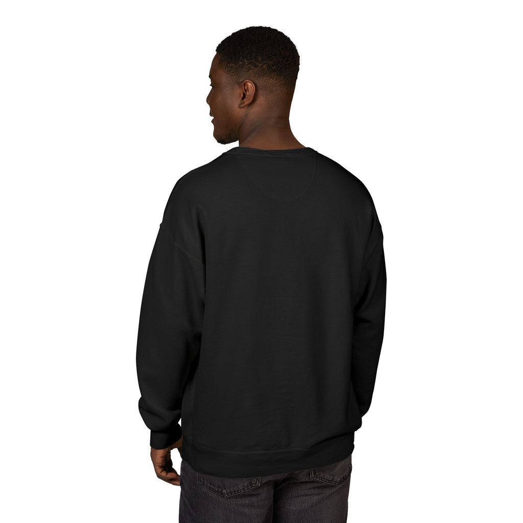 Old Money Equestrian Heritage Crewneck - The Nostalgic Journey II (Dark Academia Garment-Dyed Sweatshirt)