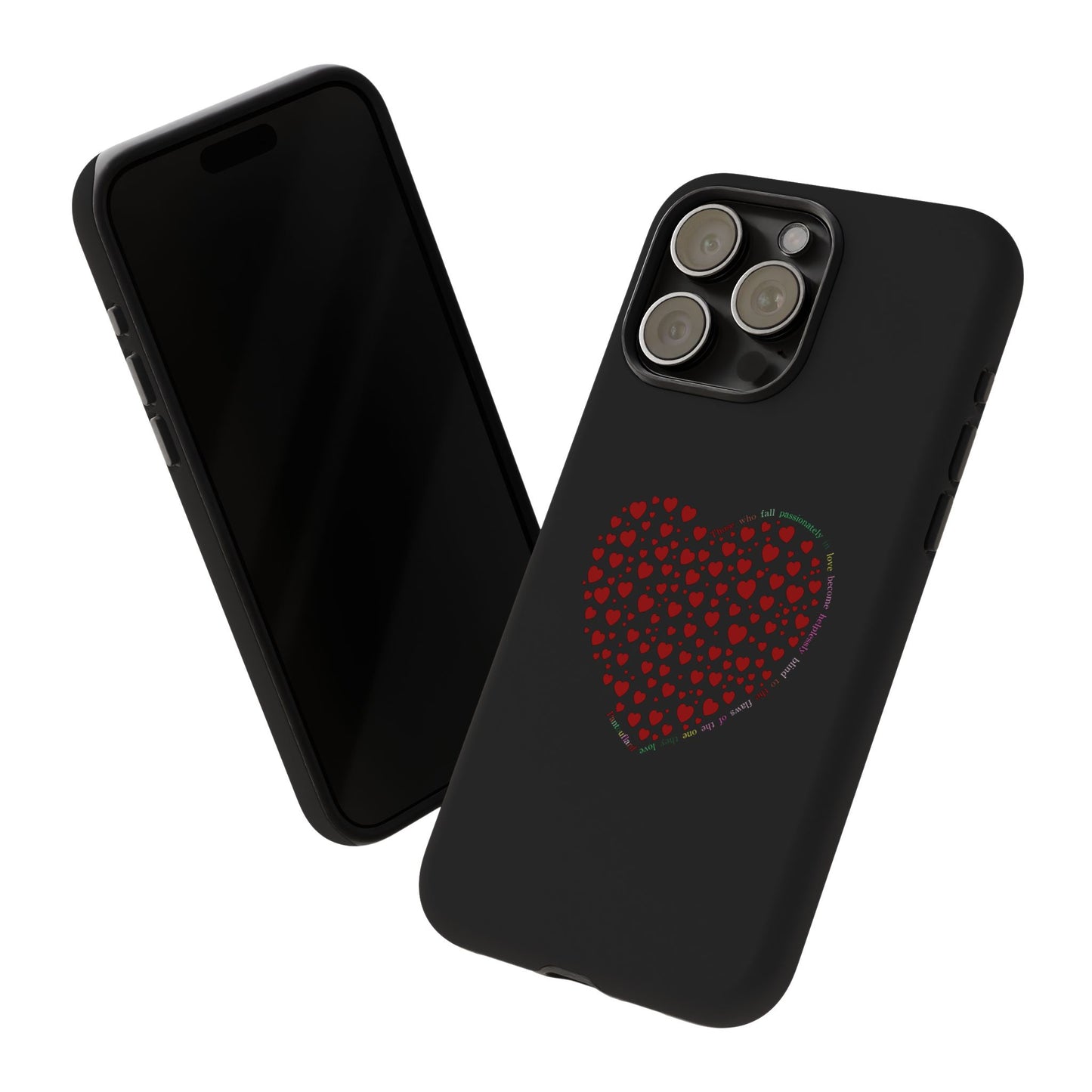 Fundas de corazón rojo para teléfonos iPhone, Galaxy, Google Pixel (54 tipos)
