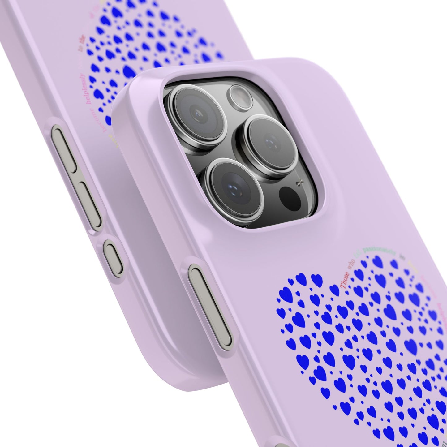 Funda delgada para iPhone Blue Heart