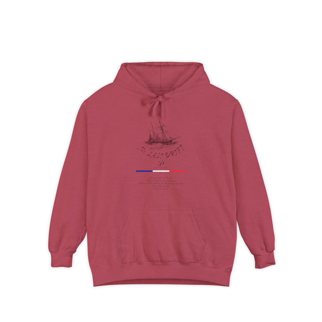 Old Money Nautical Heritage Hoodie - The Last Drift I (9.5oz Garment-Dyed Fleece)