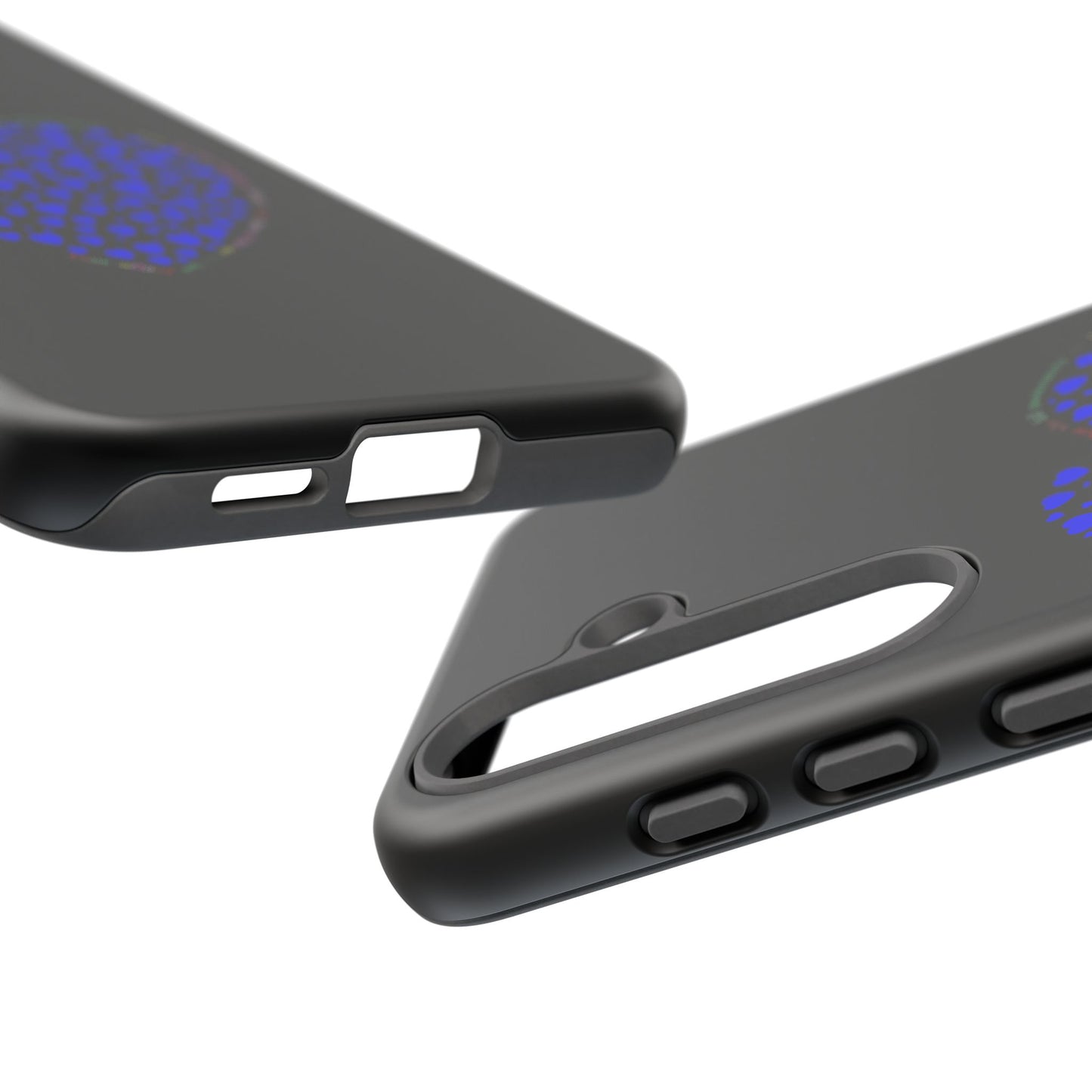 Fundas de corazón azul para teléfonos iPhone, Galaxy, Google Pixel (54 tipos)