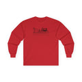Unisex Sport Grey Pantouflard Carriage Cotton Blend Long Sleeve Tee
