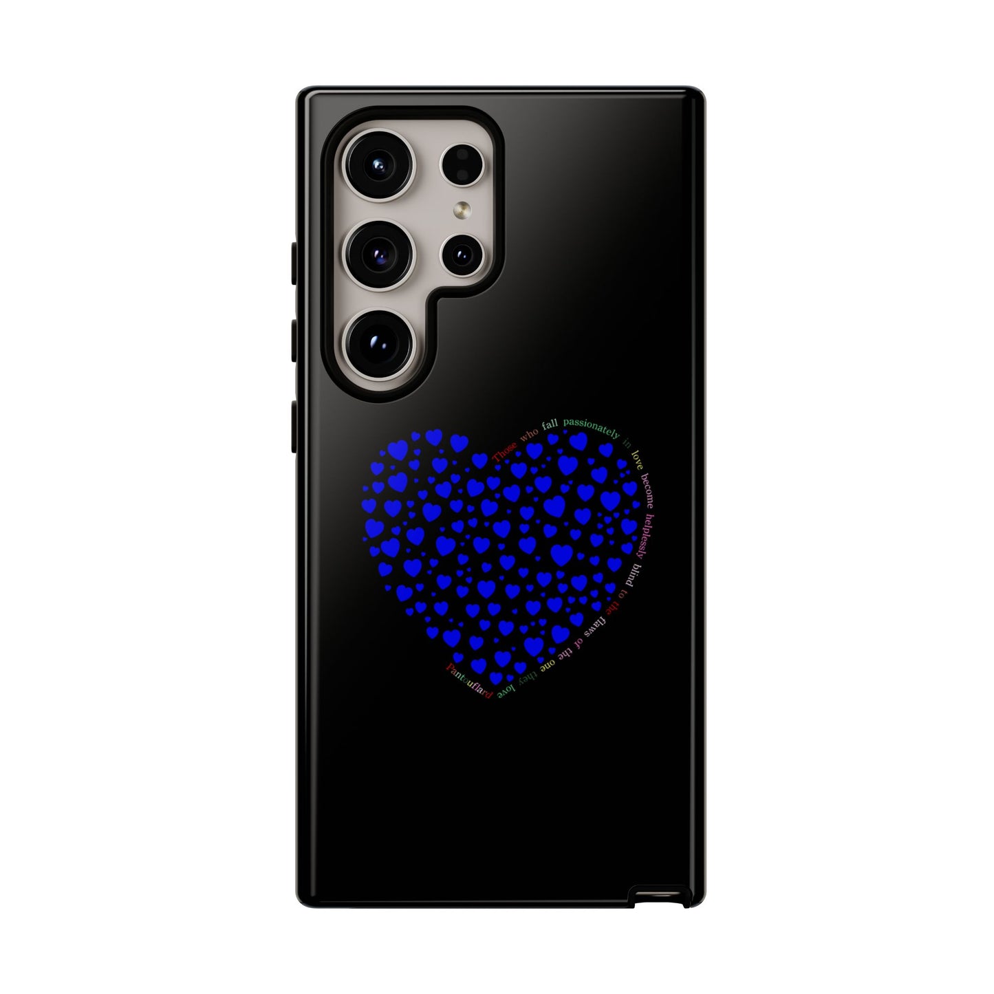 Fundas de corazón azul para teléfonos iPhone, Galaxy, Google Pixel (54 tipos)
