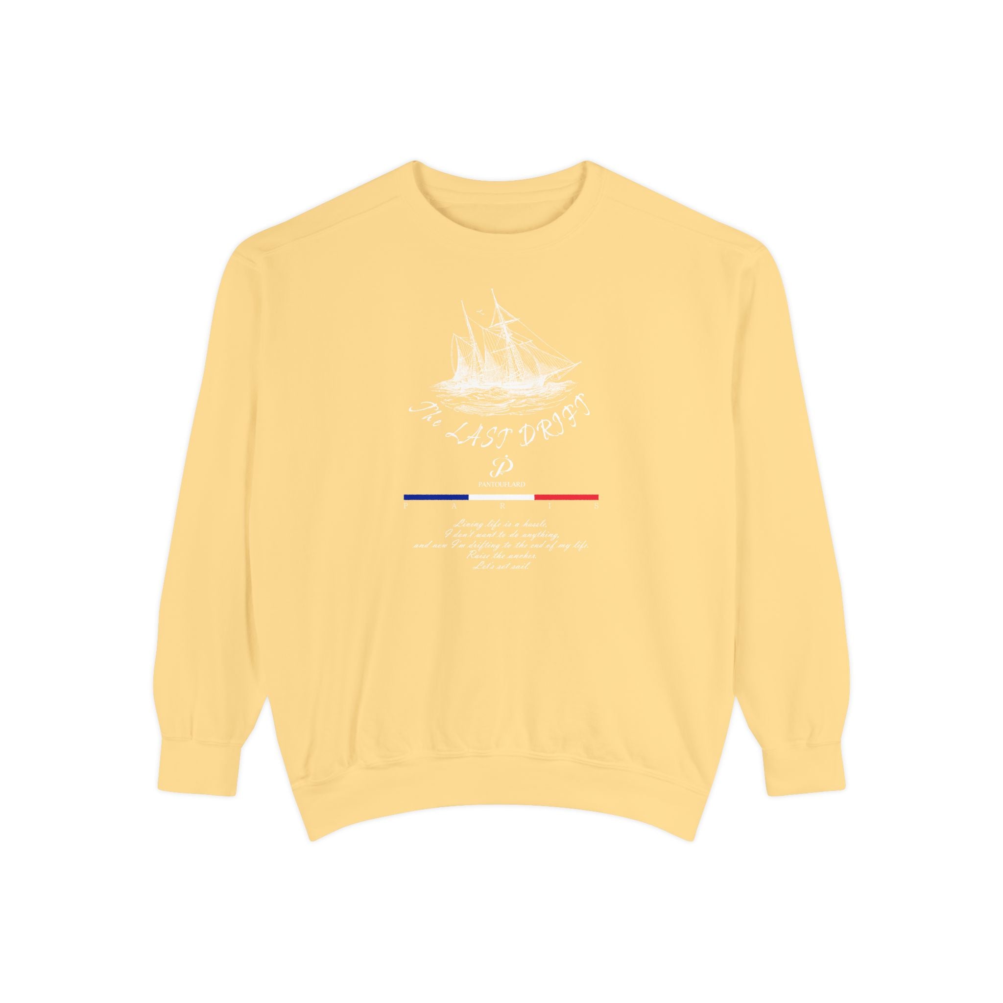 Unisex Navy Last Drift Cotton Blend Sweatshirt