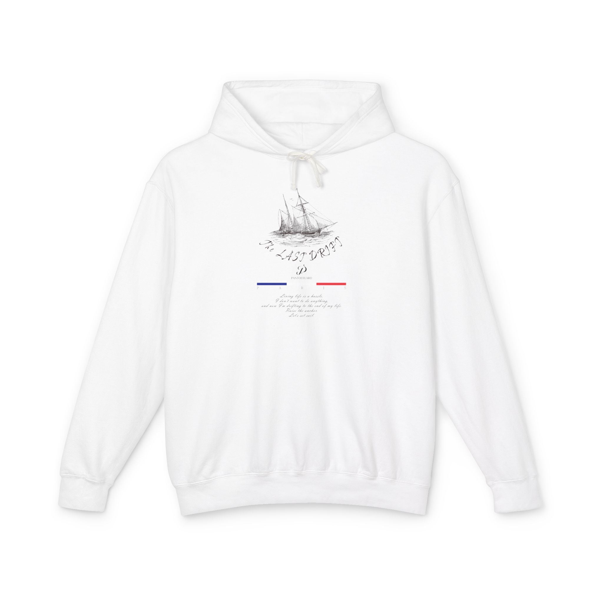 Old Money Nautical Heritage Hoodie - The Last Drift I (Lightweight 100% Cotton Coastal Pullover)