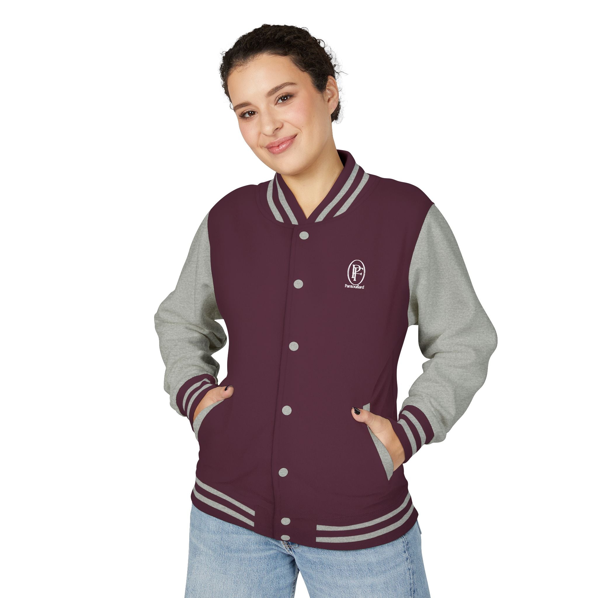 Unisex Navy Pantouflard Carriage Cotton Blend Jacket