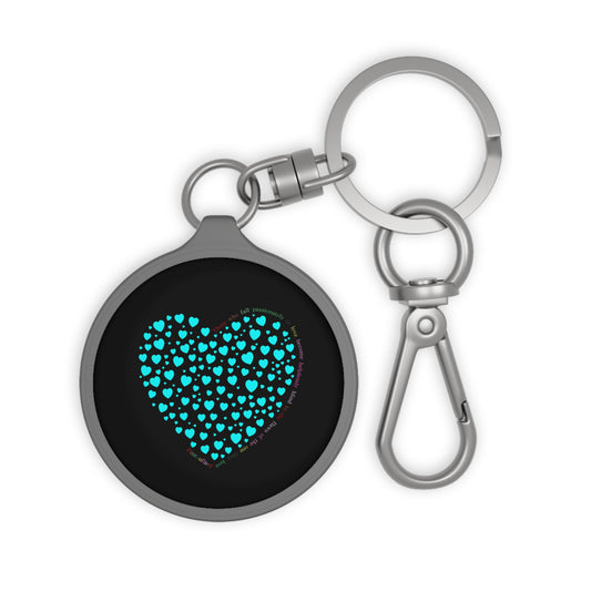 Mint Heartfelt Keyring Tag