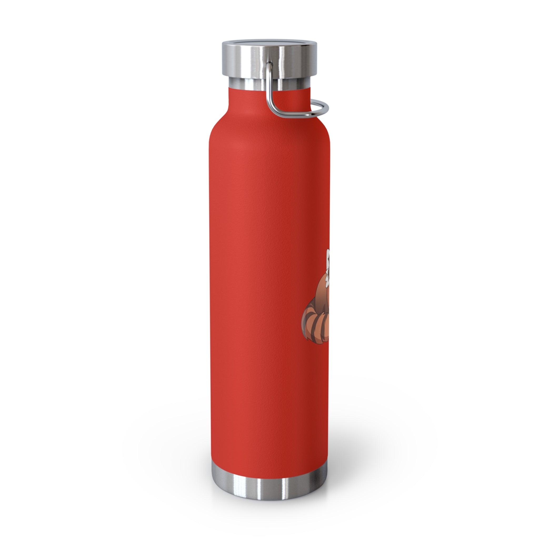 Orange Cute Sleeping Red Panda 22oz Copper Vacuum Insulated Bottle