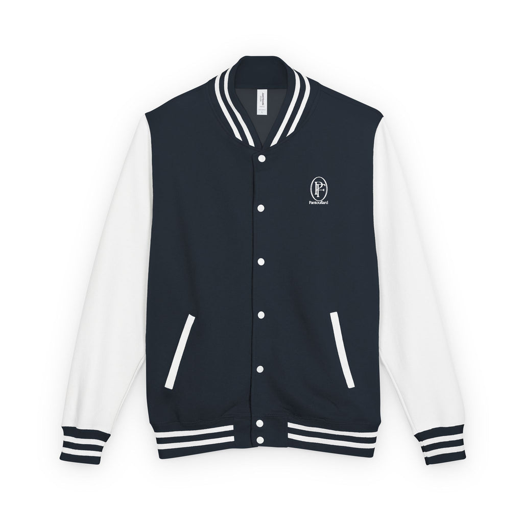 Unisex Navy Pantouflard Carriage Cotton Blend Jacket
