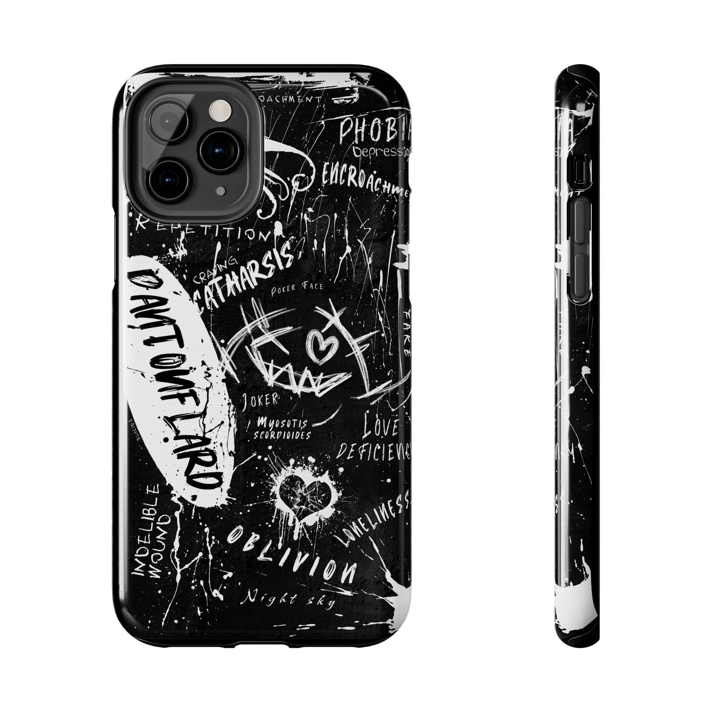 Edgy iPhone Cases for Tough Love - Perfect for Teens and Young Adults, Trendy Art, Unique Gift, Phone Accessories