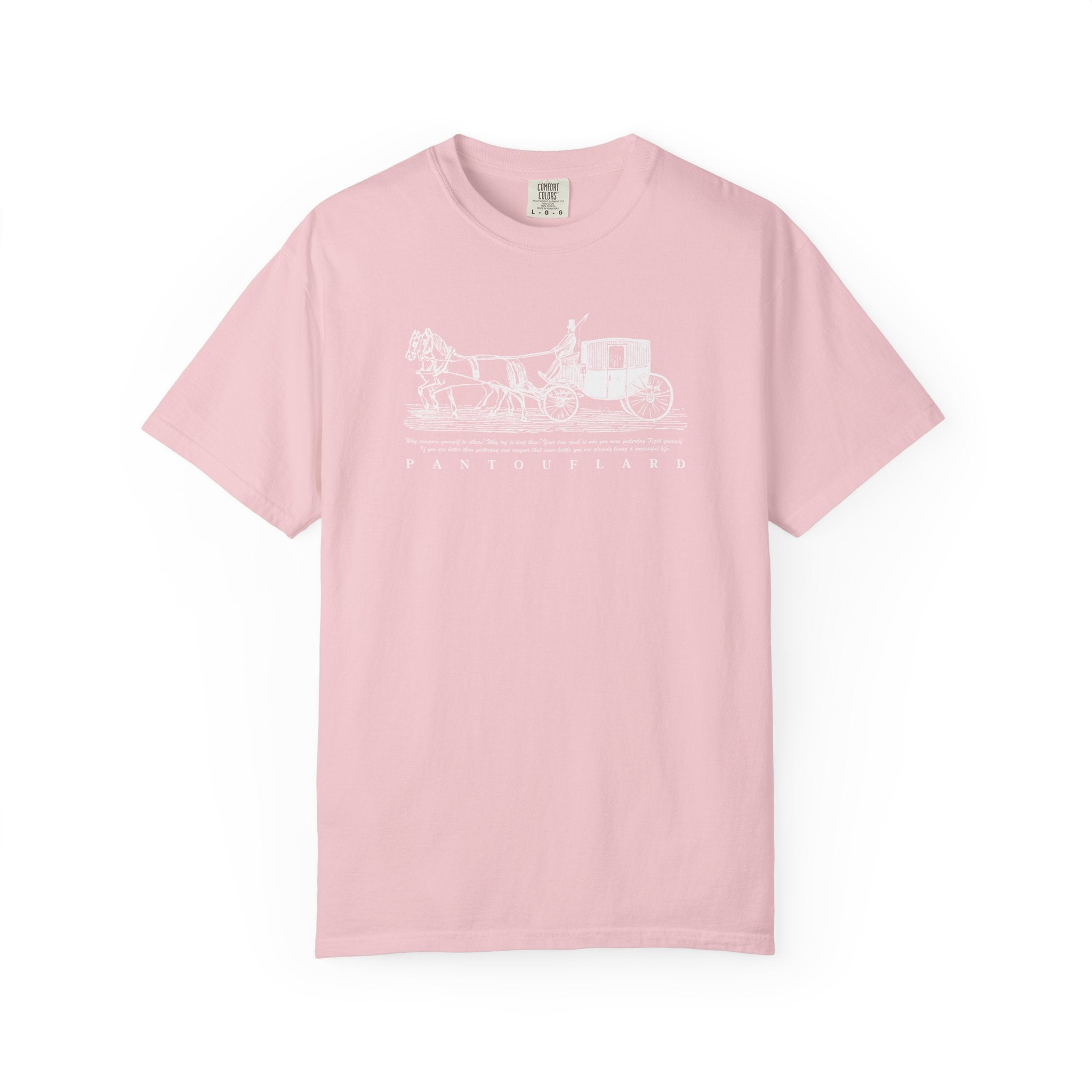 Unisex Burnt Orange Hanes Vintage Carriage Graphic 100% Cotton T-Shirt