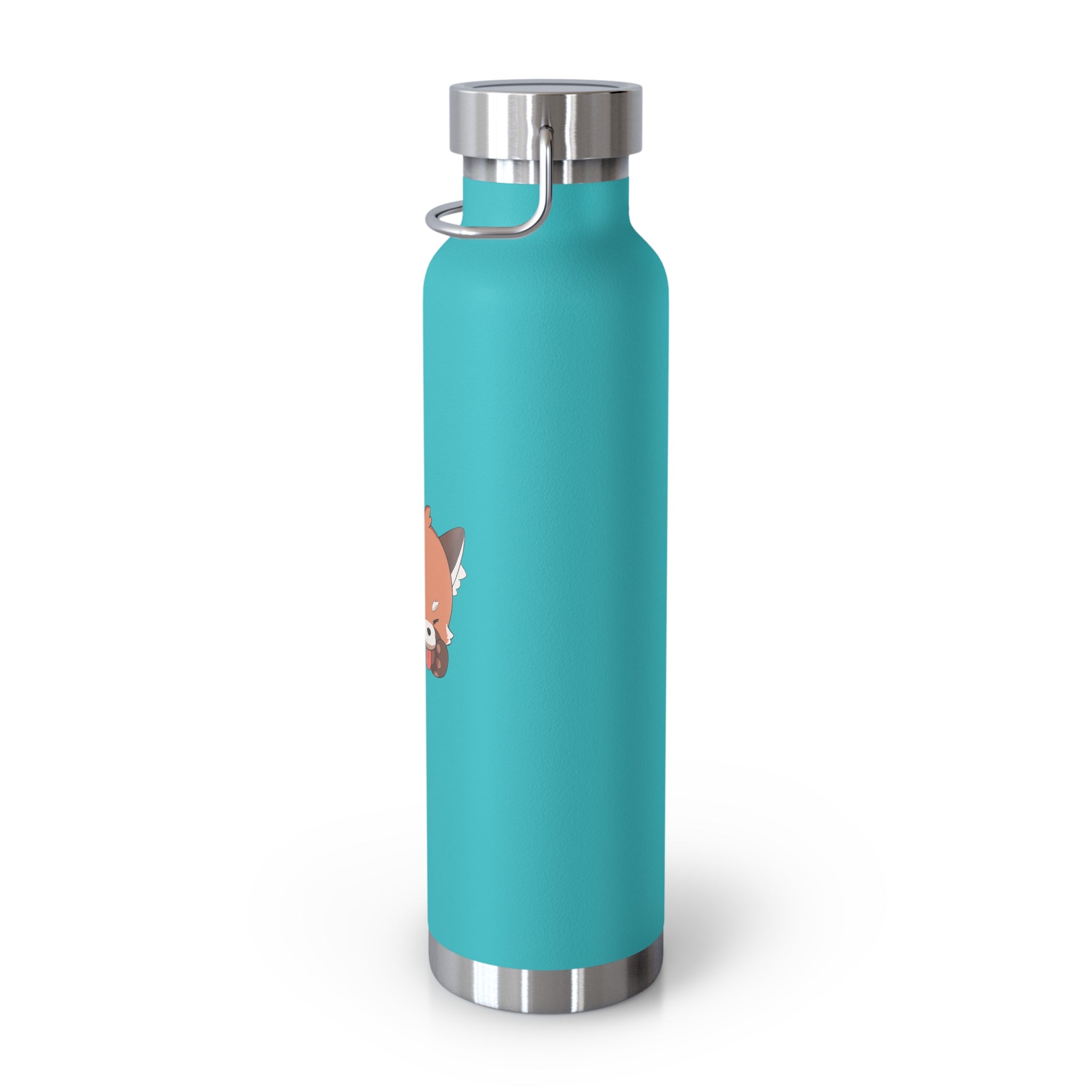 Orange Cute Sleeping Red Panda 22oz Copper Vacuum Insulated Bottle