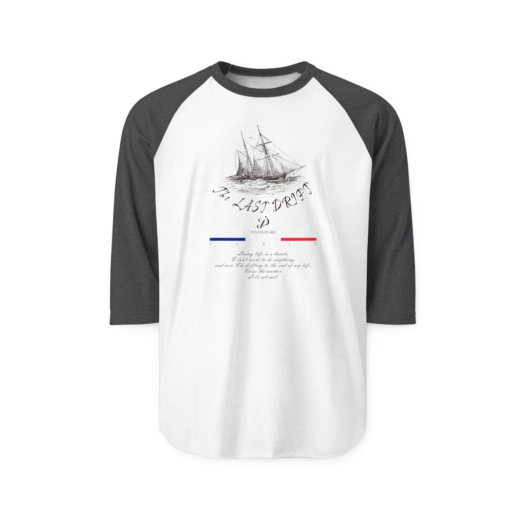 Unisex White Last Drift Cotton Raglan Shirt