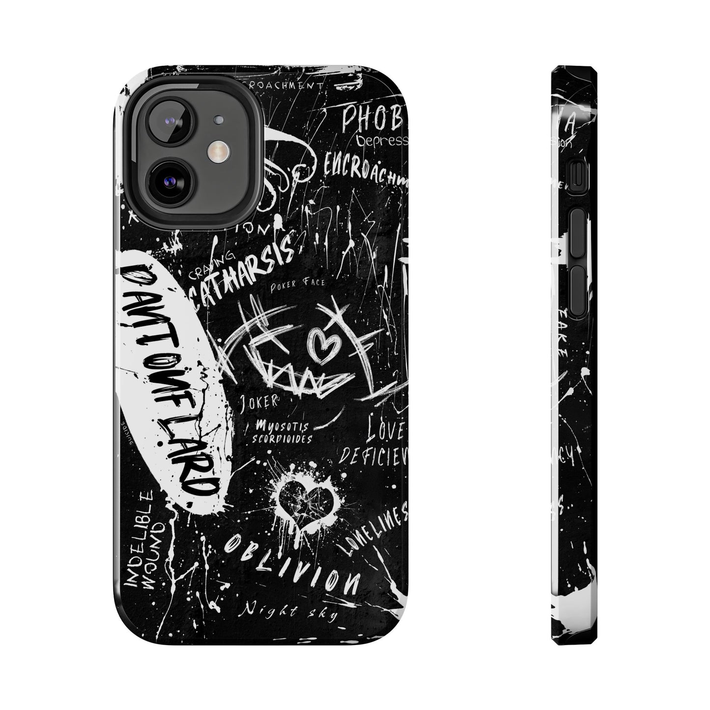 Edgy iPhone Cases for Tough Love - Perfect for Teens and Young Adults, Trendy Art, Unique Gift, Phone Accessories