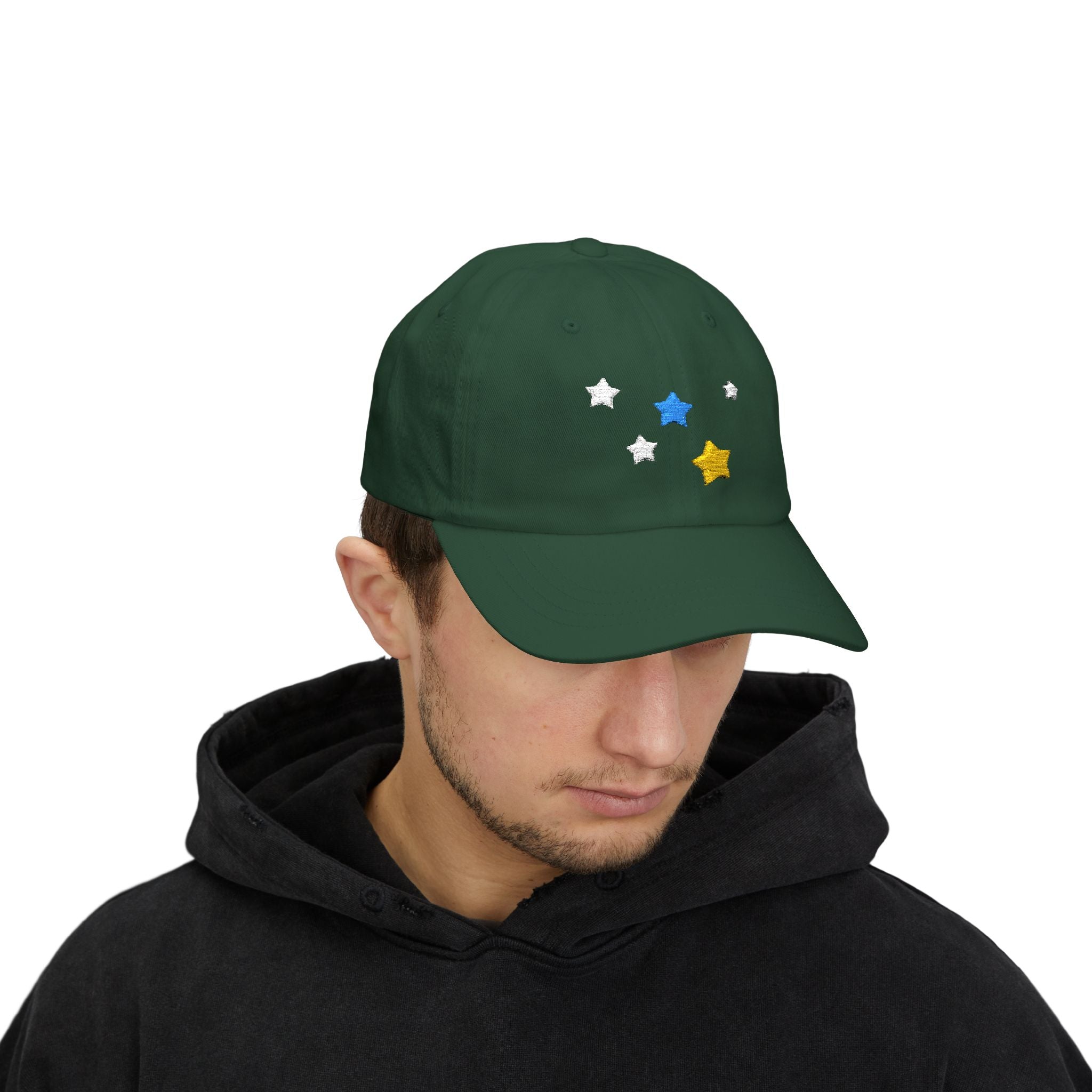 Unisex Cassiopeia Star Embroidered Cotton Dad Cap