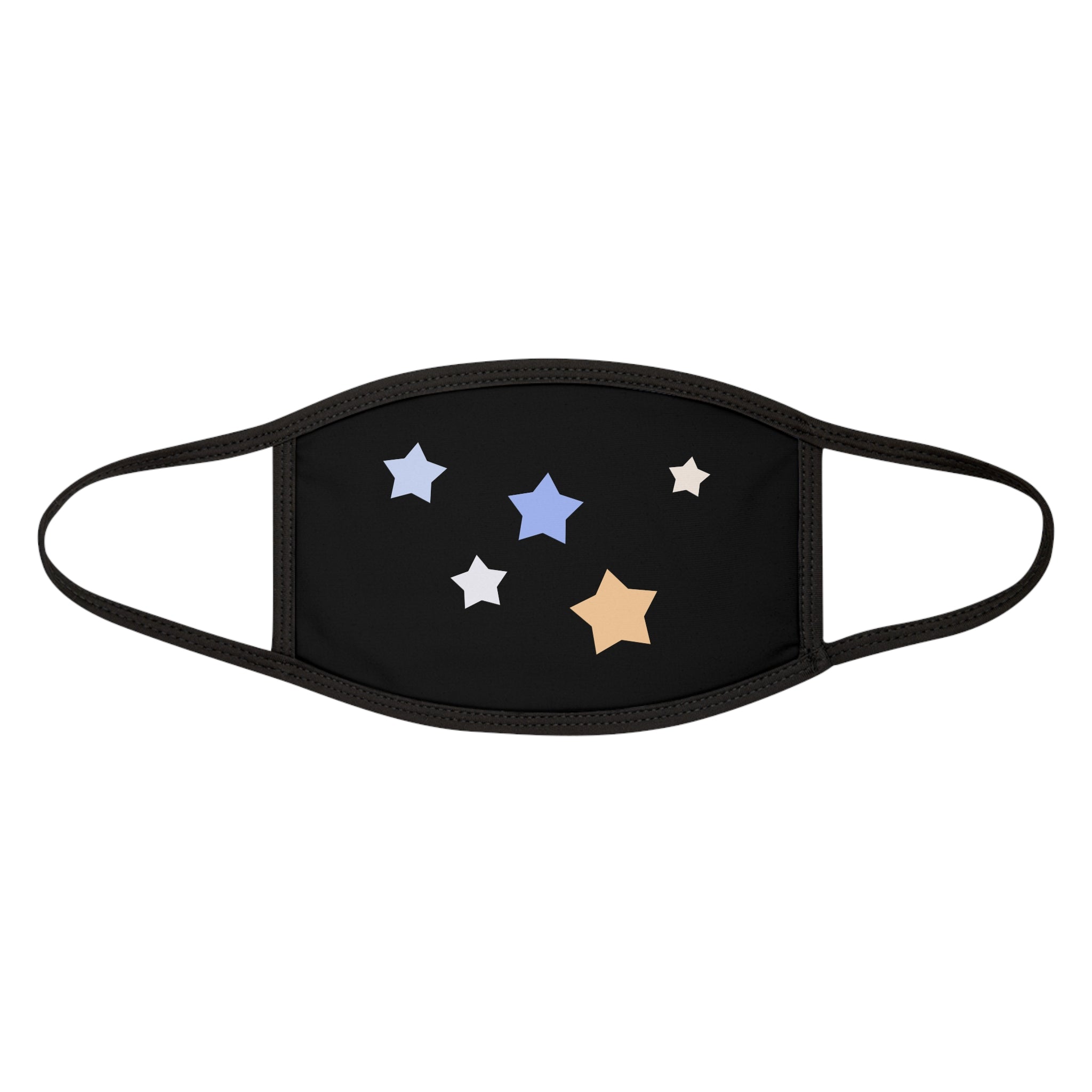 Cassiopeia Star Print Mixed-Fabric Face Mask
