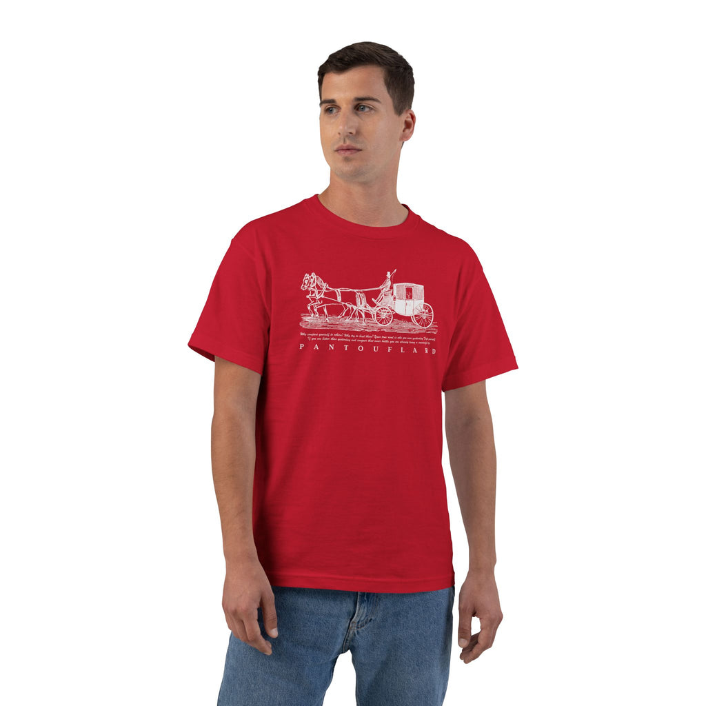 Unisex Navy Hanes Vintage Carriage Graphic 100% Cotton T-Shirt