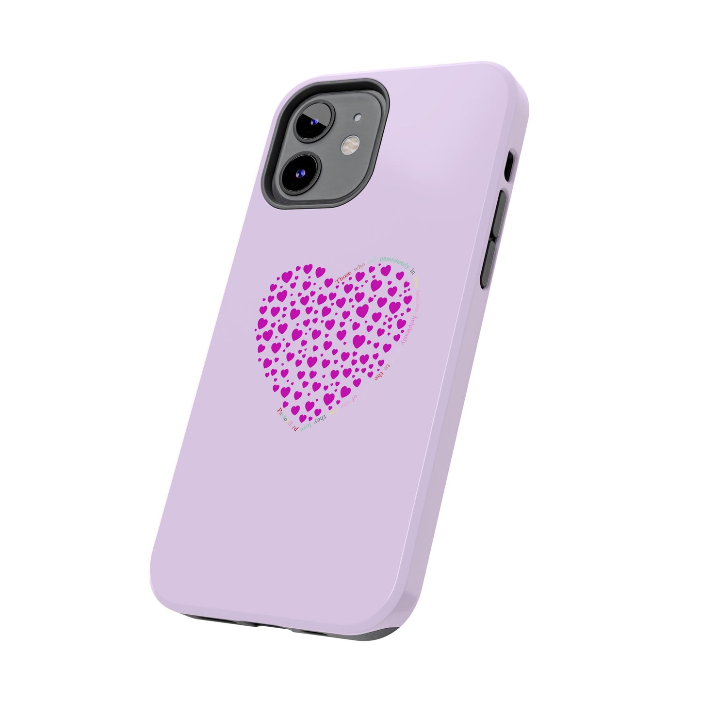 Pink Heart Design Tough iPhone Cases