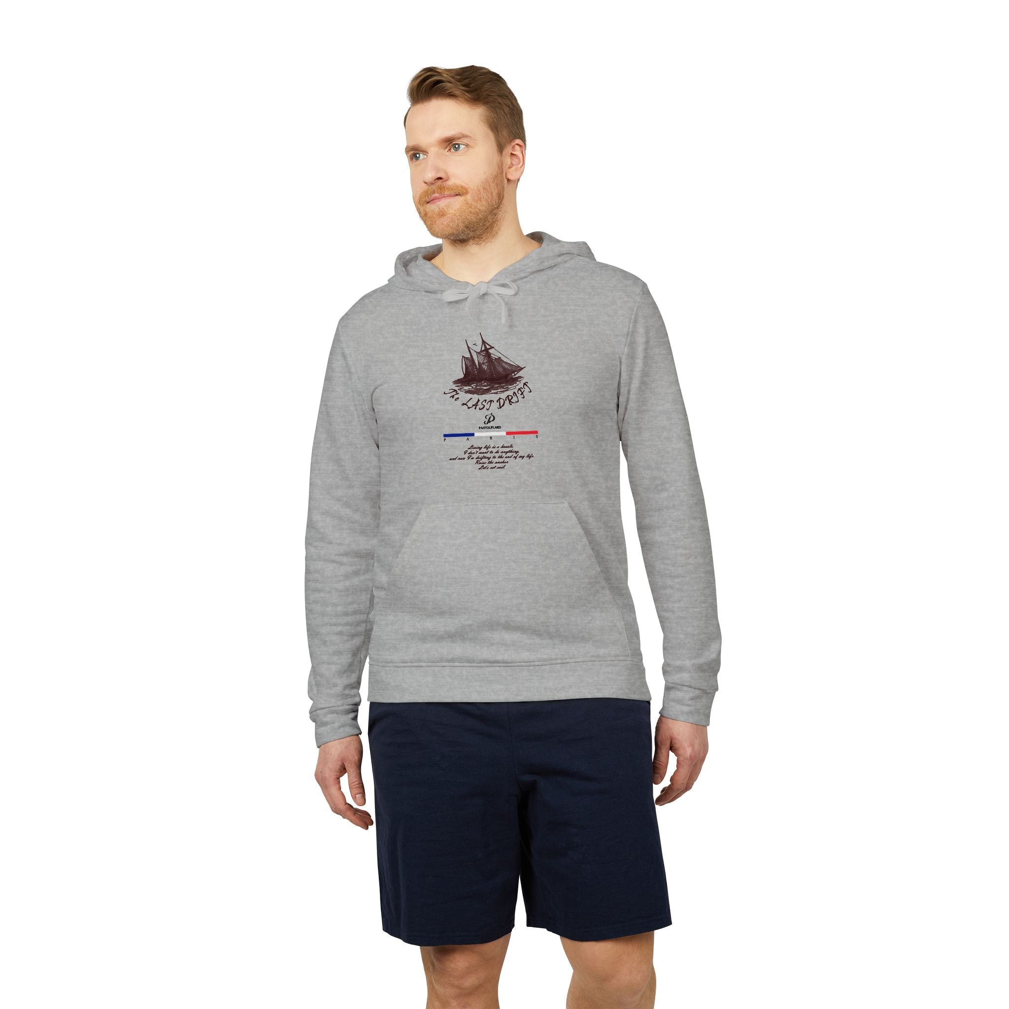 Old Money Yacht Club Hoodie - The Last Drift I (Authentic Adidas Sporty Rich Fleece)