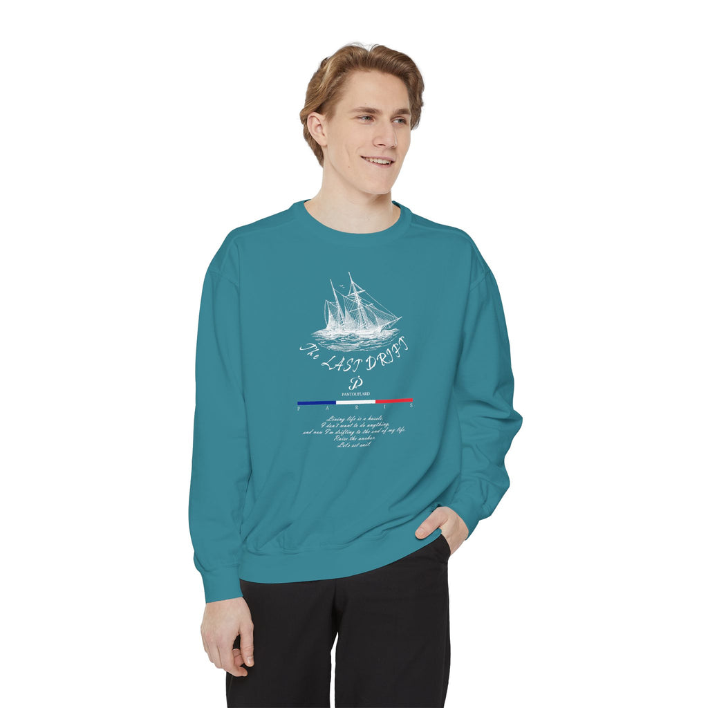 Unisex Navy Last Drift Cotton Blend Sweatshirt