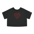 Champion® Simple Cropped T-Shirt (Rotes Herz)
