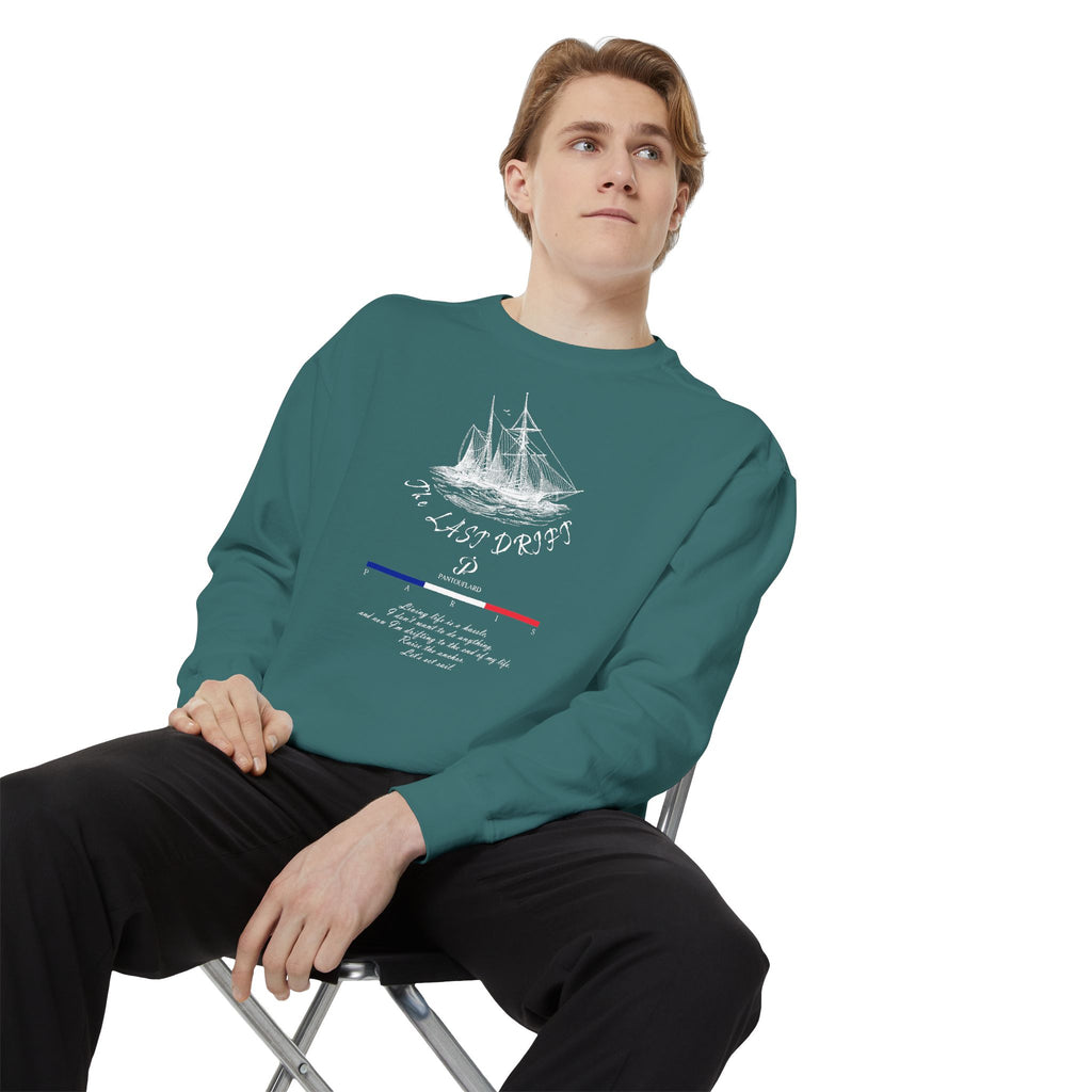 Unisex Navy Last Drift Cotton Blend Sweatshirt