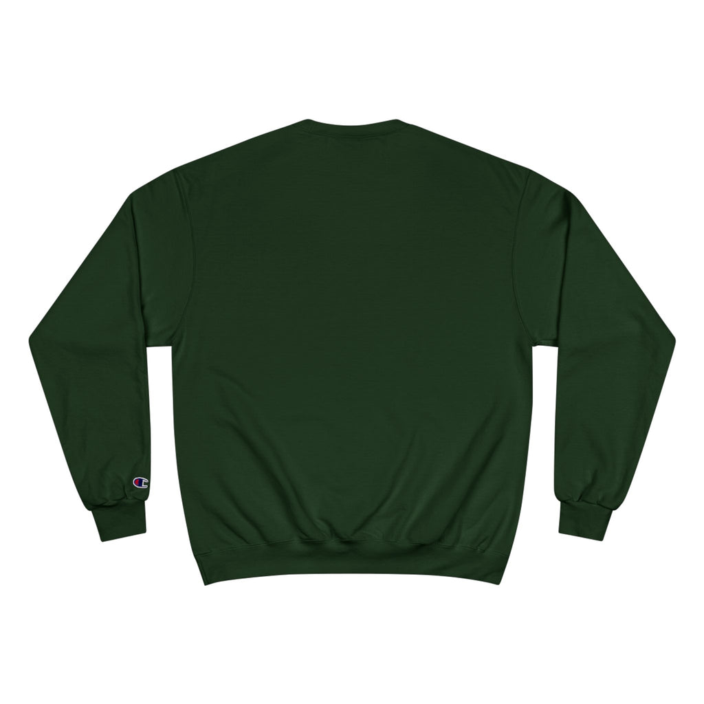 Old Money Equestrian Champion Crewneck - Royal White Carriage (Authentic Varsity Streetwear)