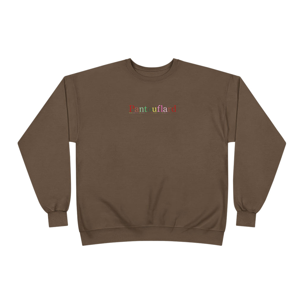 Sustainable Typography Crewneck - Hanes EcoSmart Fleece Sweatshirt