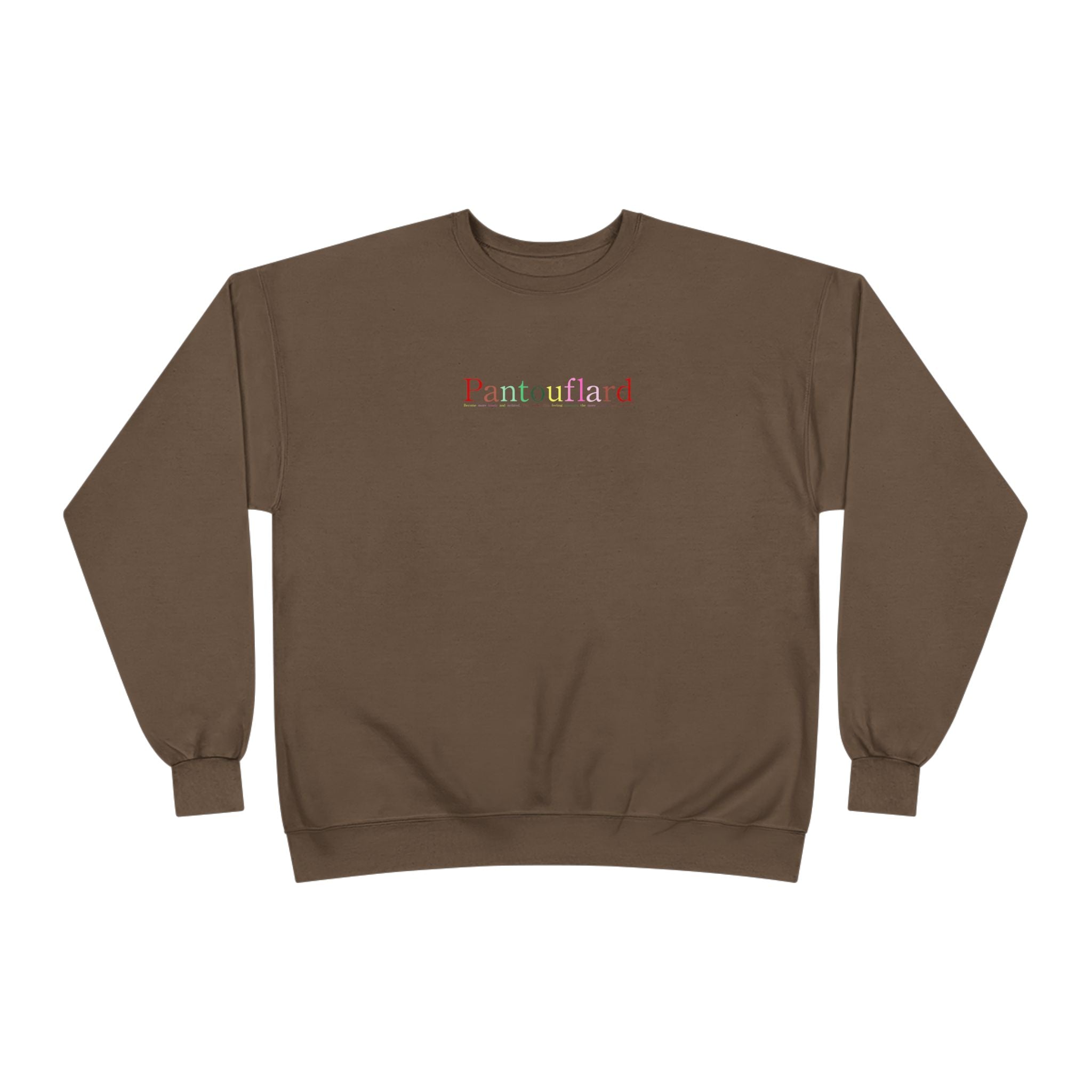 Sustainable Typography Crewneck - Hanes EcoSmart Fleece Sweatshirt