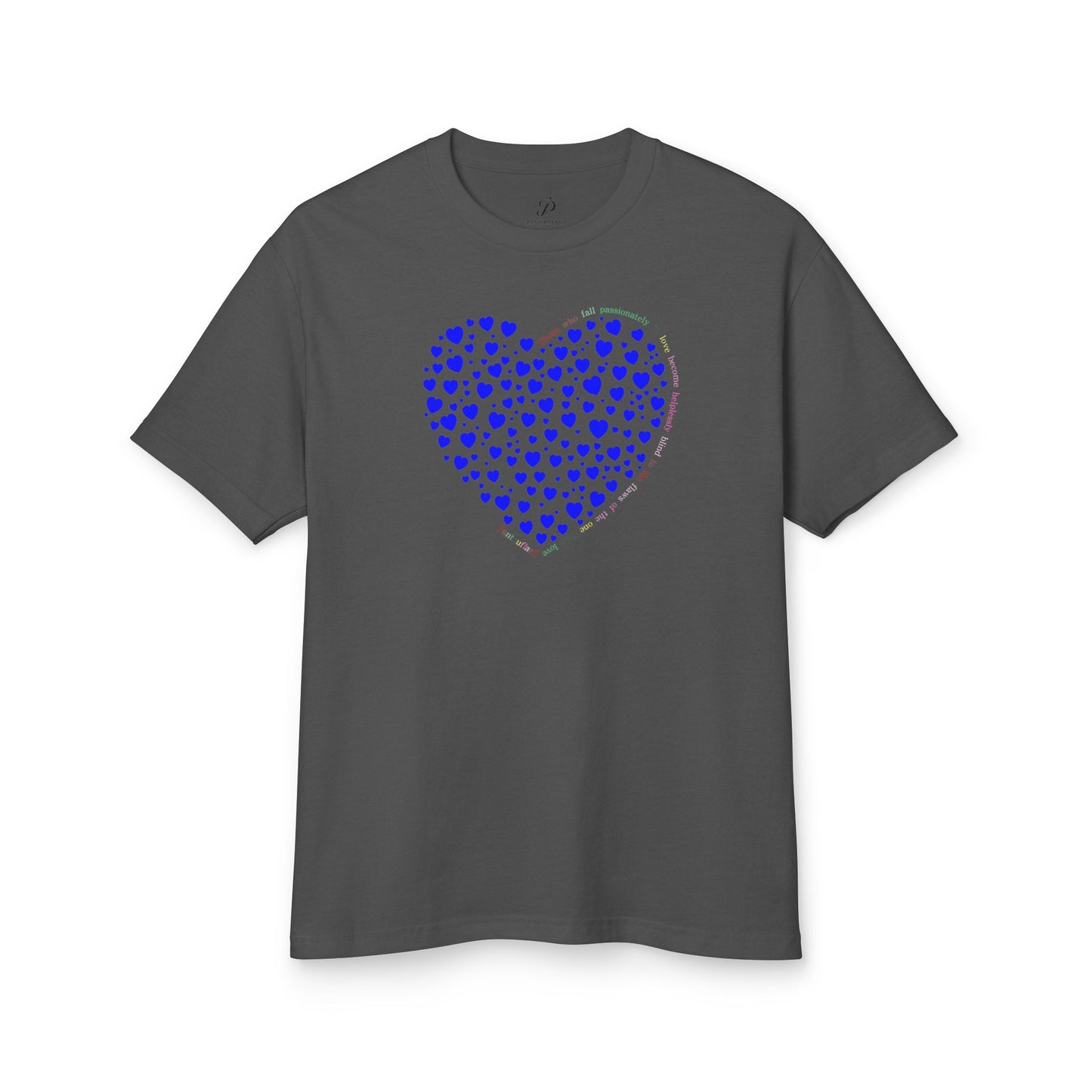 Blue Heart Unisex Heavyweight Cotton Shirt