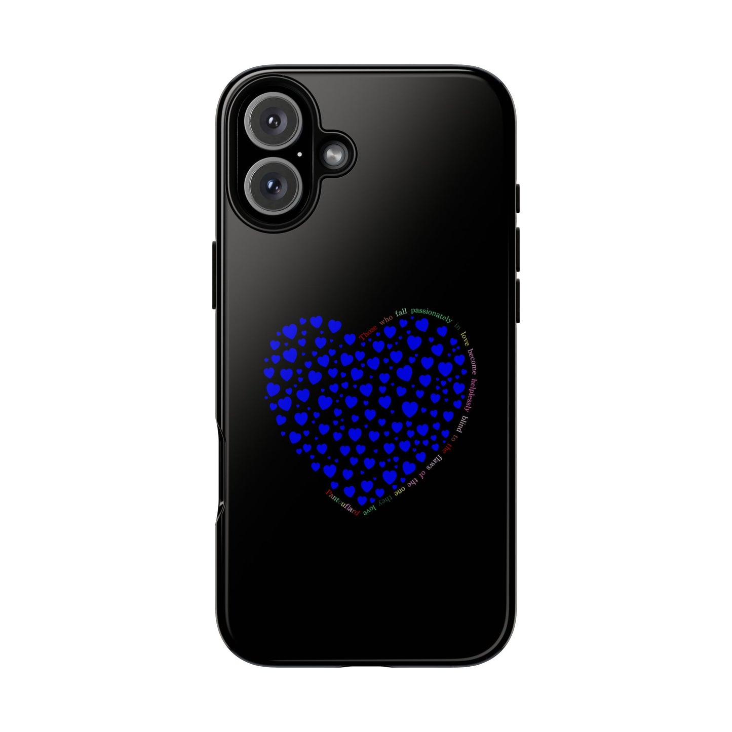 Fundas de corazón azul para teléfonos iPhone, Galaxy, Google Pixel (54 tipos)