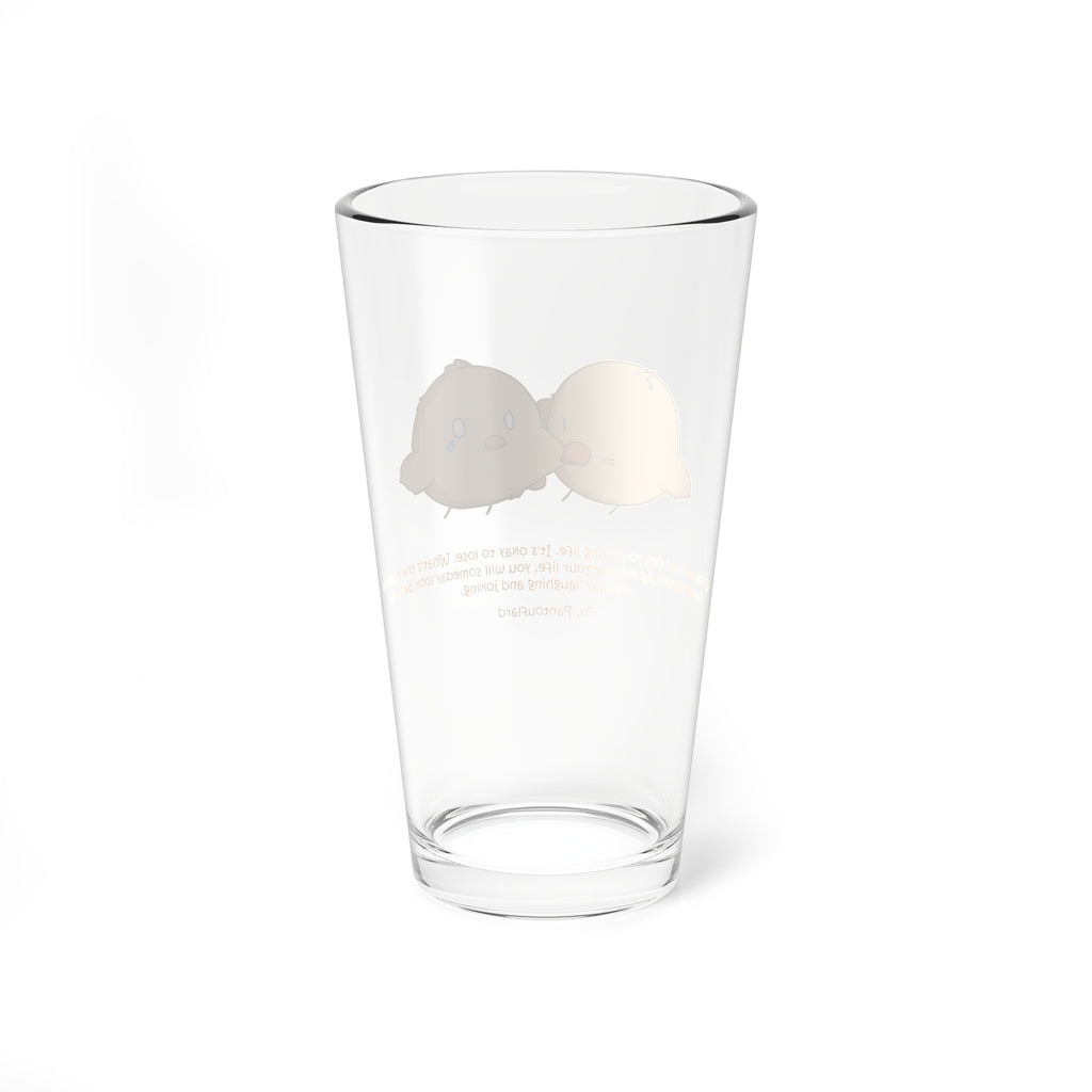 Clear Pantouflard 'Comforting Chicks' Empathetic Solid Glass Mixer