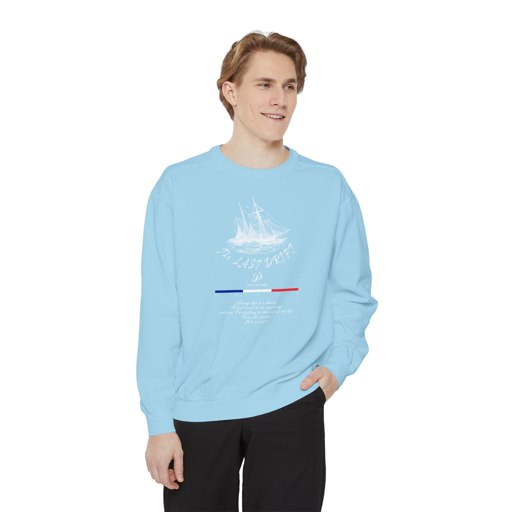 Unisex Navy Last Drift Cotton Blend Sweatshirt