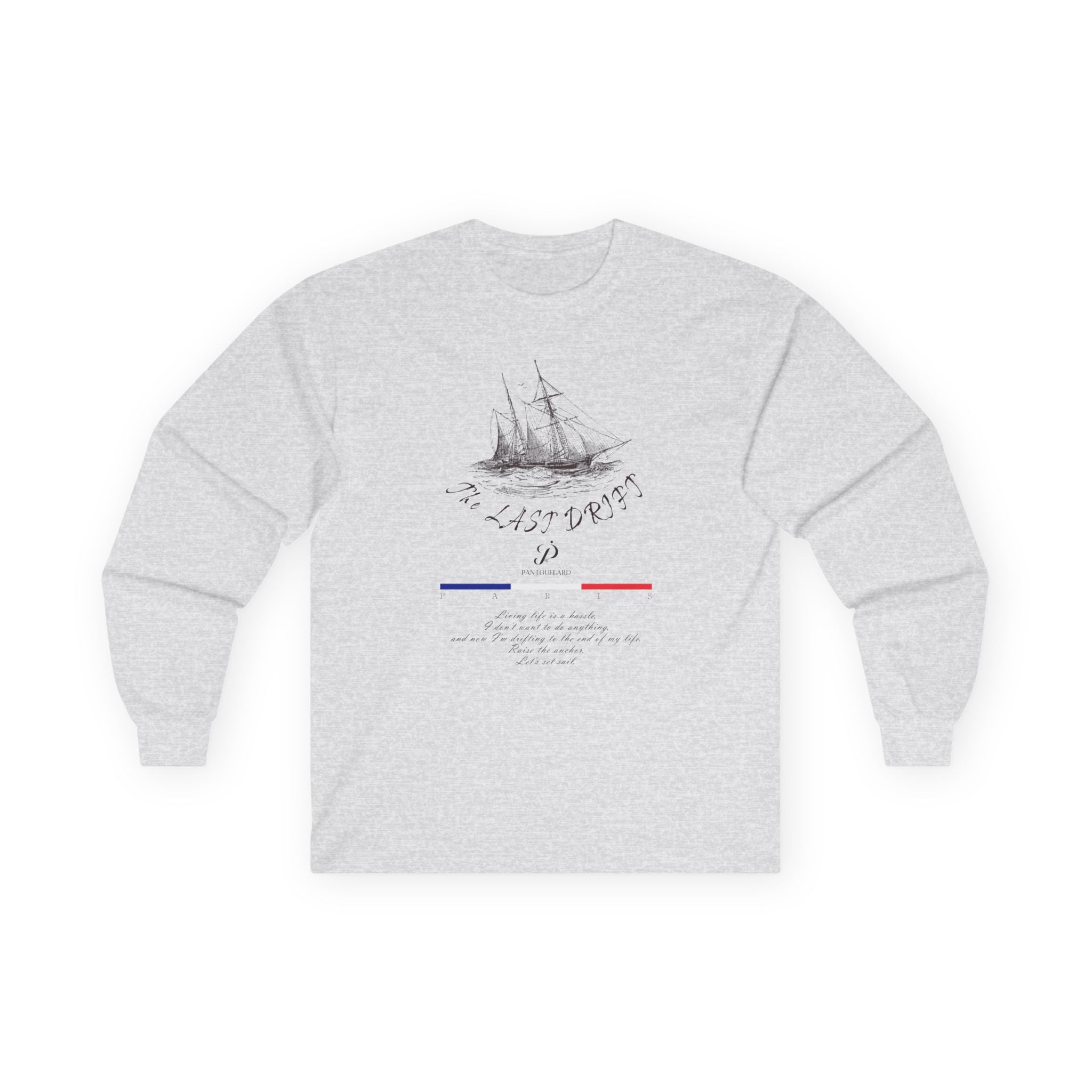 Unisex Sport Grey Last Drift Cotton Blend Long Sleeve Tee