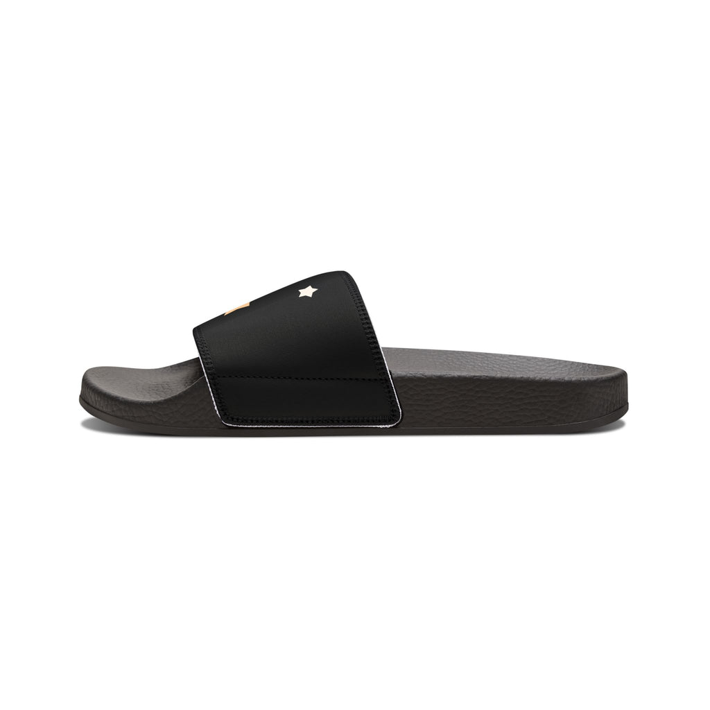 Women's Black and White Kitschy Cassiopeia Constellation Neoprene Blend Slide Sandals