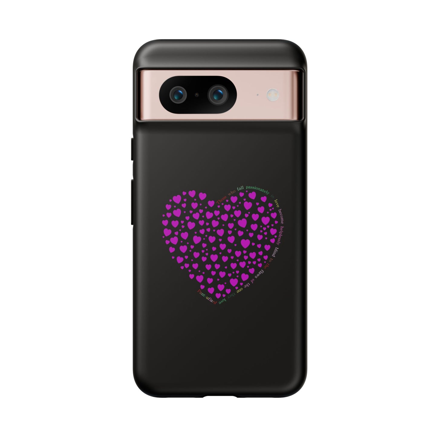 Fundas de corazón rosa para teléfonos iPhone, Galaxy, Google Pixel (54 tipos)