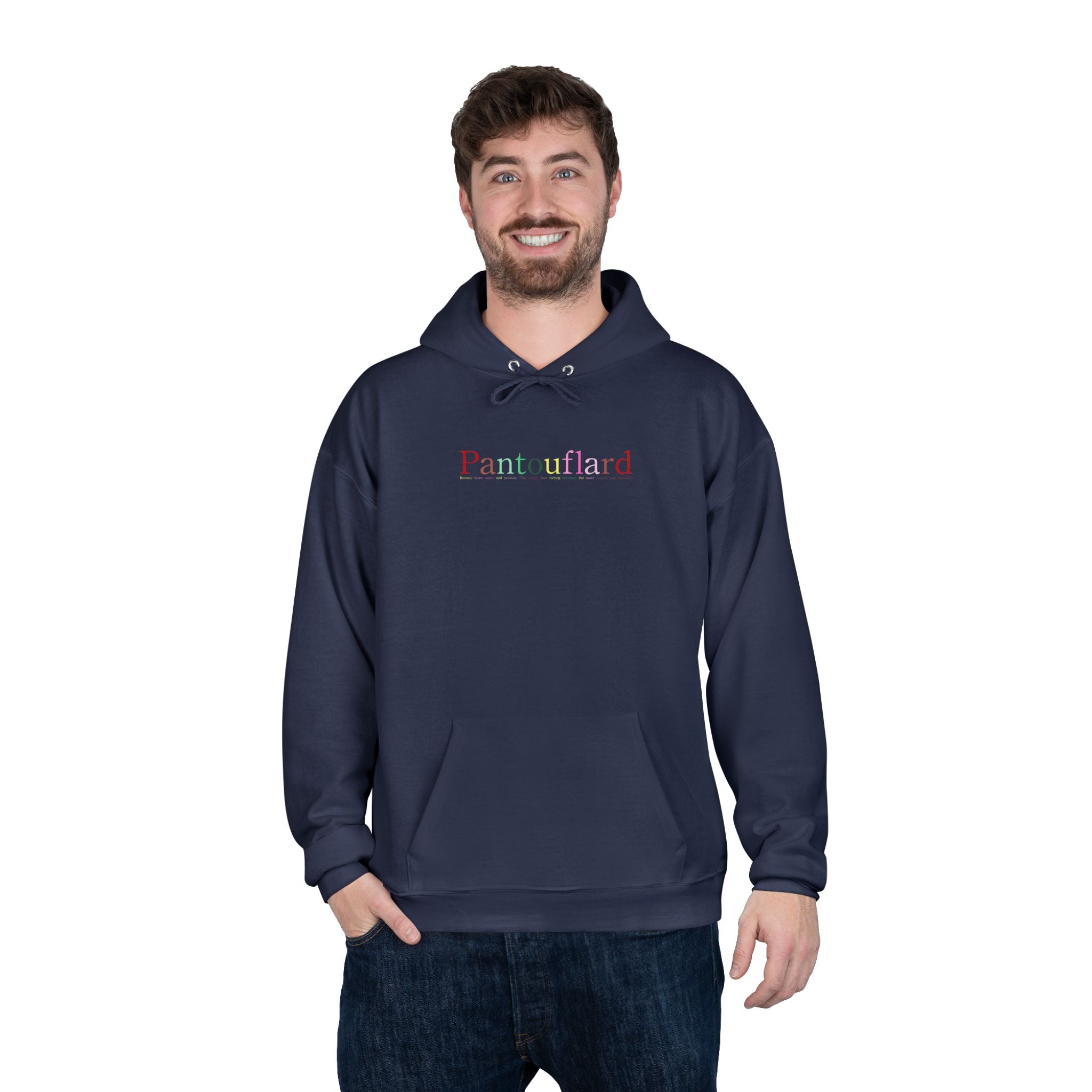 Pantouflard Graphic Eco-Fleece Hoodie | Sustainable Cotton Blend Pullover
