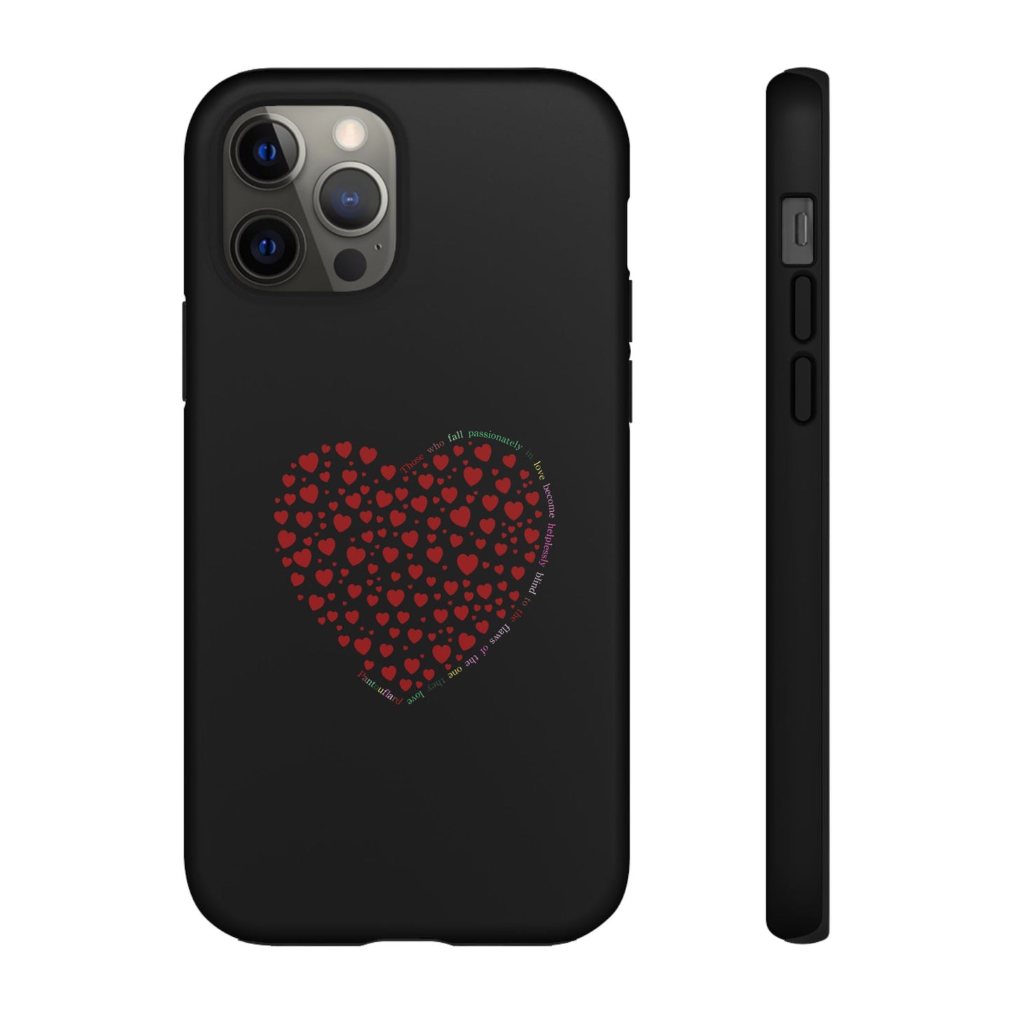 Fundas de corazón rojo para teléfonos iPhone, Galaxy, Google Pixel (54 tipos)