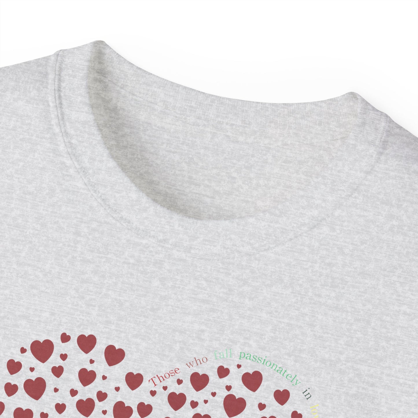 Red Heart Unisex Kurzarm-T-Shirt