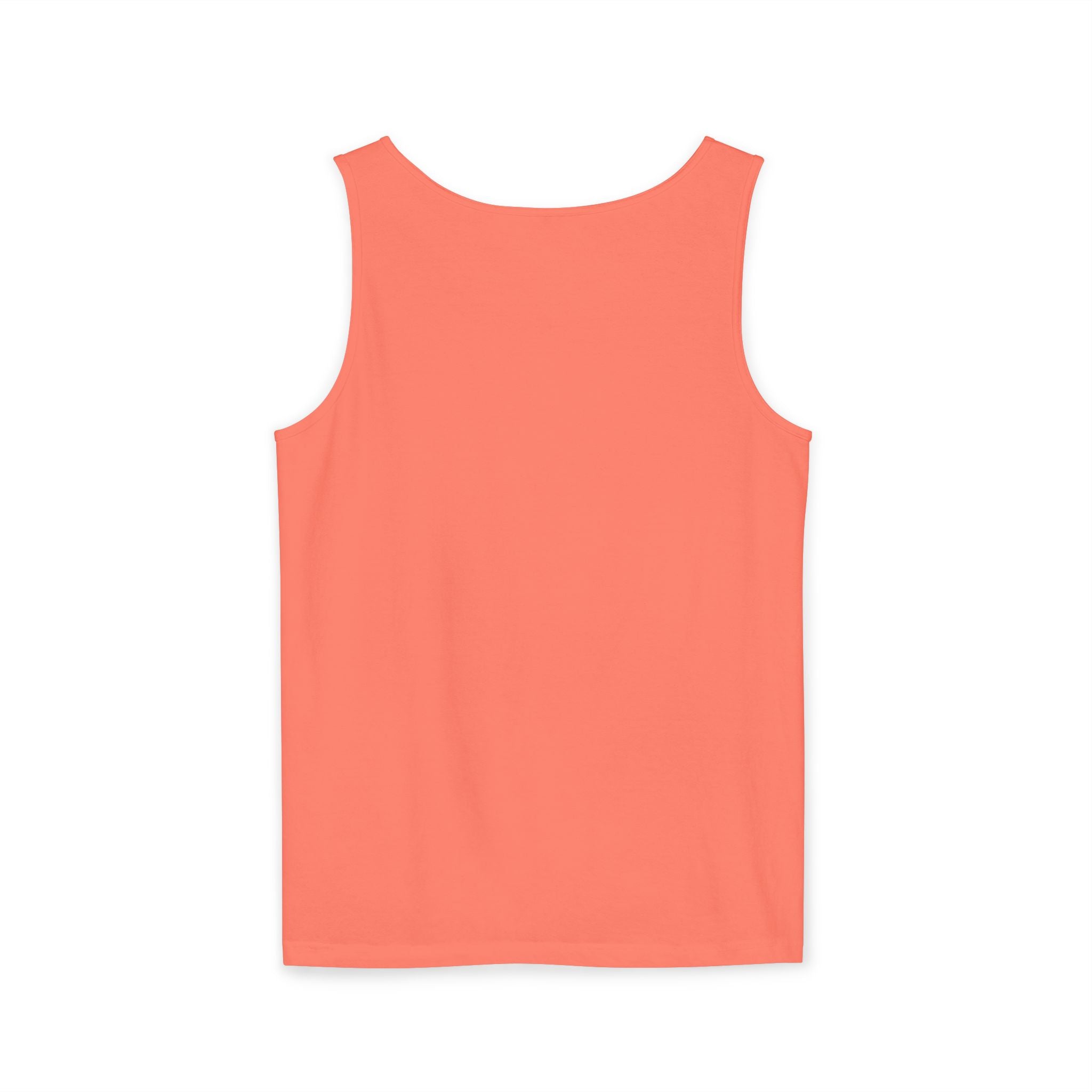 Unisex Brick Red Pantouflard Carriage Cotton Garment-Dyed Tank Top